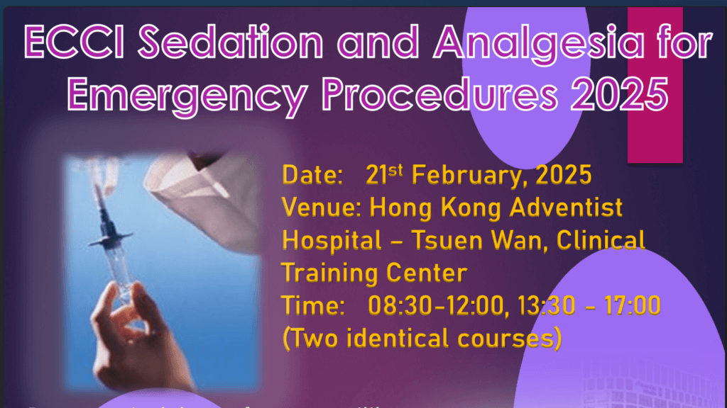 ECCI Sedation and Analgesia for Emergency Procedures February 2025